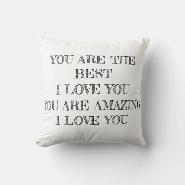 COJÍN DECORATIVO TE AMO PELEO (Anverso)
