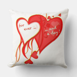 COJÍN DECORATIVO TE AMO POR CADA DÍA Y POR UN DÍA DE CORAZÓN