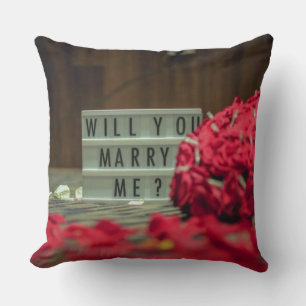 Cojín Decorativo ¿Te Casarás Conmigo? Propuesta matrimonial