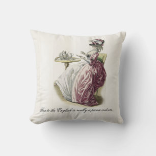 Cojín Decorativo Té de la tarde, con cita