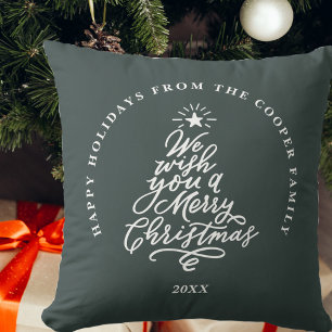 Cojín Decorativo Te Deseamos Feliz Navidad