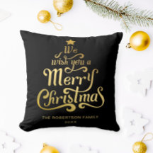 Te deseamos una Feliz Navidad personalizada Gold