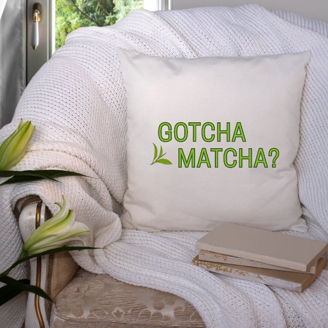 Cojín Decorativo ¿Te pilló Matcha?  (Subido por el creador)