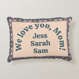 Cojín Decorativo ¡Te queremos, mamá!