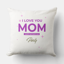 Cojín Decorativo Te Quiero Mamá - Camiseta Feliz Día de la Madre