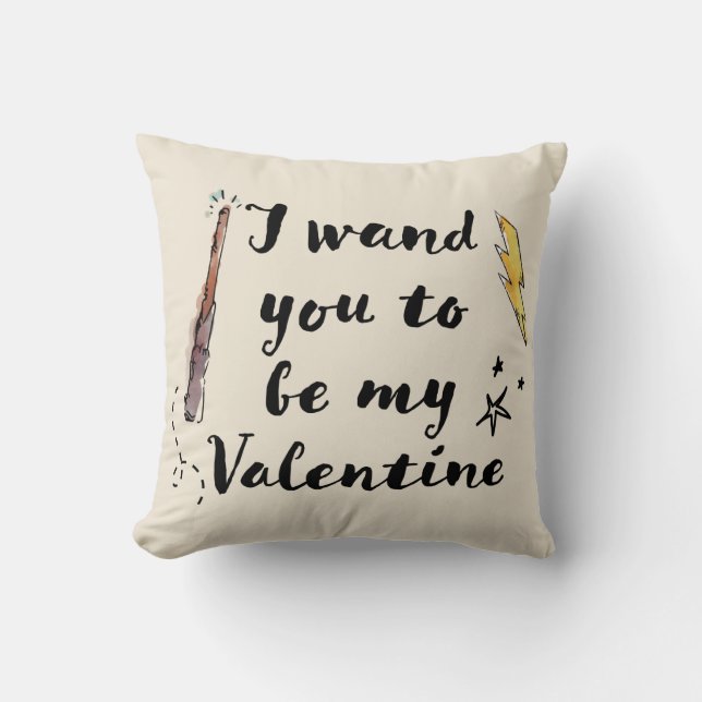 Cojín Decorativo Te Quiero Ser Mi Valentín (Anverso)