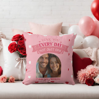 Cojín Decorativo Te quiero todos los días, no solo un amor
