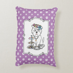 Cojín Decorativo Tea Fiesta Westie Dog West Highland White Terrier
