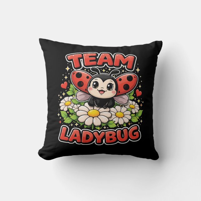 Cojín Decorativo Team Ladybug (Anverso)