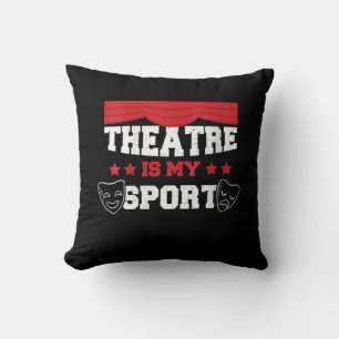 Cojín Decorativo Teatro de actriz femenina es mi regalo de actuació