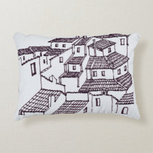 Cojín Decorativo Techo de la calle de Chateaux  Niza, Francia