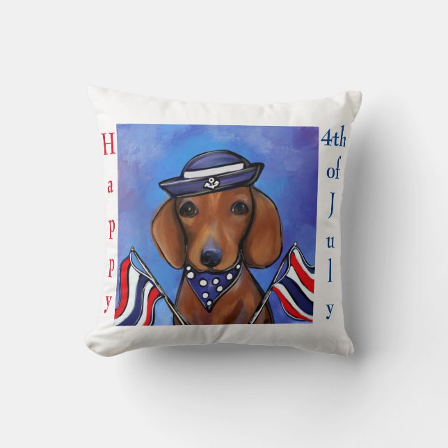 Cojín Decorativo Teckel (Anverso)