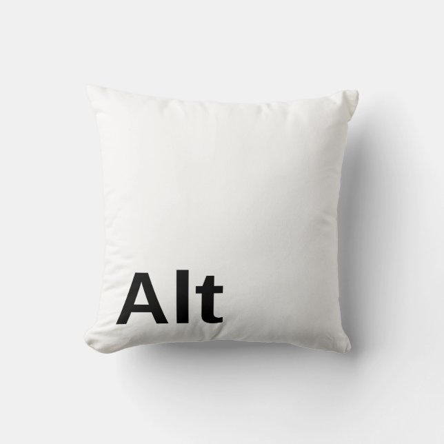 Cojín Decorativo Tecla Alt (Anverso)