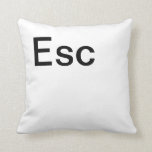 Cojín Decorativo Tecla de escape<br><div class="desc">Tecla de escape</div>