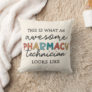 Cojín Decorativo Técnico de farmacia Impresionante Farmacia Funny