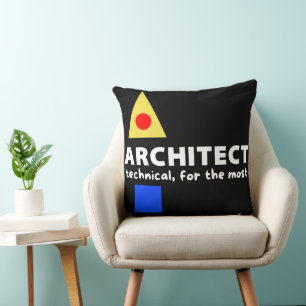 Cojín Decorativo Técnico de Mazipoodles Architect