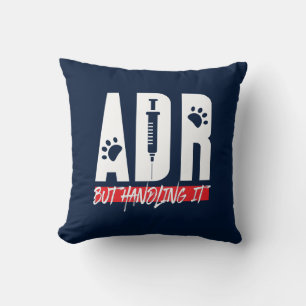 Cojín Decorativo Técnico Veterinario ADR Pero Manejándolo Cirugía V
