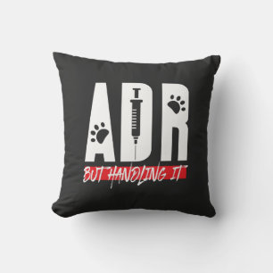Cojín Decorativo Técnico Veterinario ADR Pero Manejándolo Cirugía V