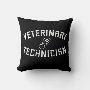 Cojín Decorativo Técnico Veterinario   Vet Tech Paw Stethoscope