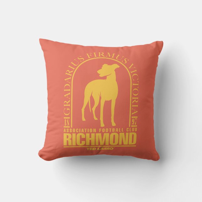 Cojín Decorativo Ted Lasso | AFC Richmond Gold Arched Logo (Anverso)
