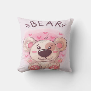 Cojín Decorativo Teddy Bear Lovers Regalo Para Niños
