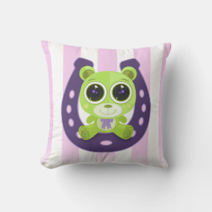 Cojín Decorativo Teddy Bear - Verde Afortunado