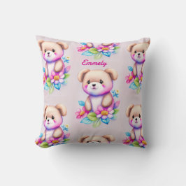 Cojín Decorativo Teddybär Wasserfarben Pastell