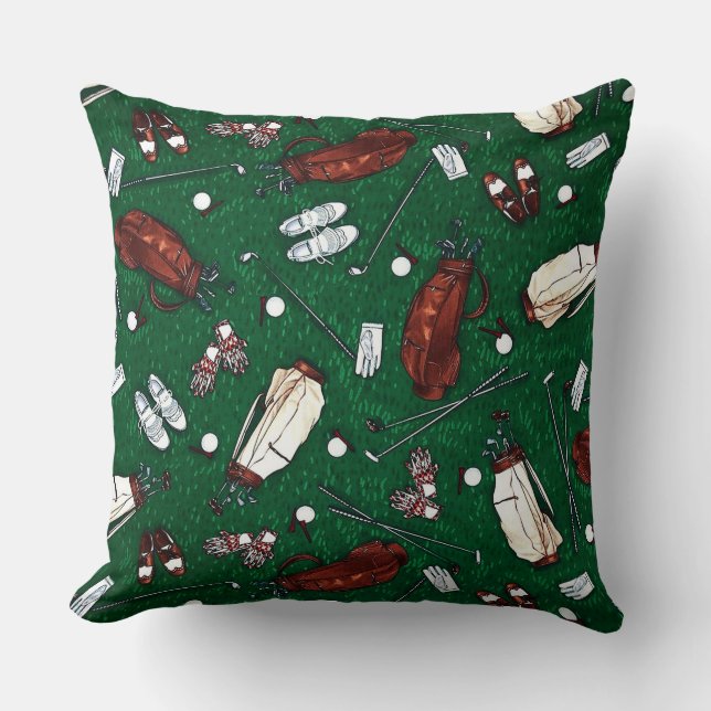 Cojín Decorativo Tee Time Golf (Anverso)