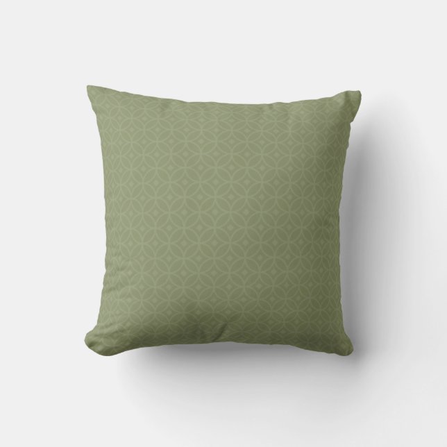 Cojín Decorativo Tegels helder olijf groen (Anverso)