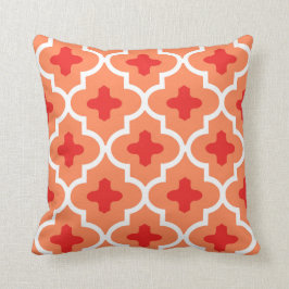 Cojín Decorativo Teja marroquí clásica, mandarina