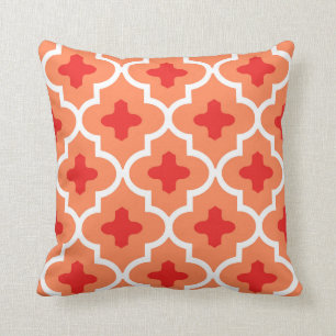 Cojín Decorativo Teja marroquí clásica, mandarina