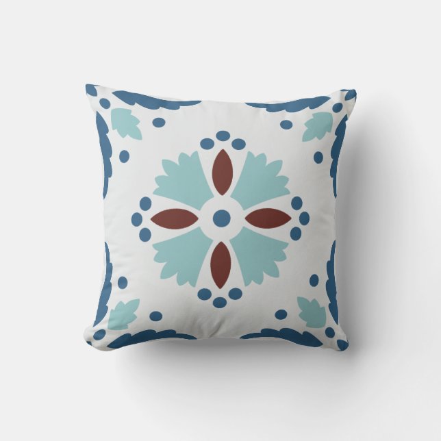 Cojín Decorativo Teja portuguesa (Anverso)