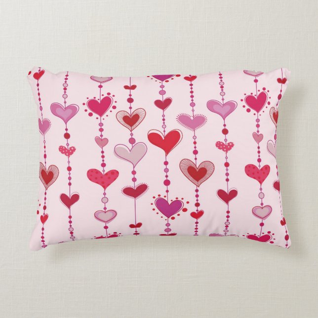 Cojín Decorativo Tejas del corazón (Anverso)