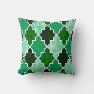 Cojín Decorativo Tejido colorido real Quatrefoil Arte marroquí 6