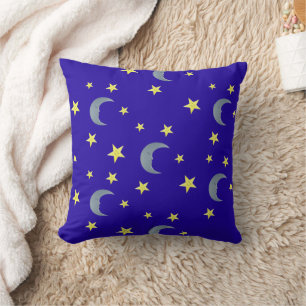 Cojín Decorativo Tejido de cielo durmiente - azul