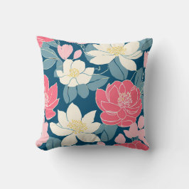 Cojín Decorativo Tejido de flor de cáscara