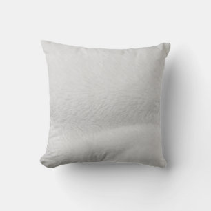 Cojín Decorativo Tejido de textura de algodón blanco