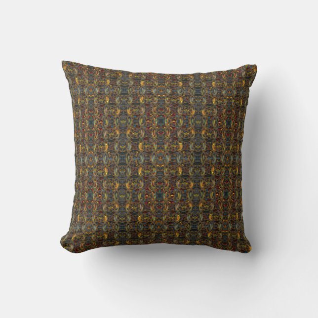 Cojín Decorativo Tejido indio oriental (Anverso)