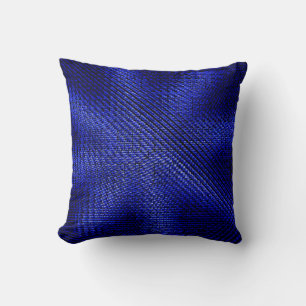 Cojín Decorativo Tejidos de manteca azul y negro