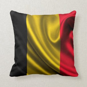 Cojín Decorativo Tela de la bandera de Bélgica