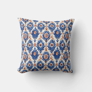 Cojín Decorativo Tela De Patrón Ikat