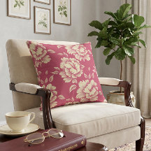 Tela de peones Rosa y crema - Decoración campestre