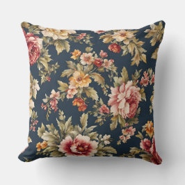 Cojín Decorativo Tela italiana con un hermoso patrón floral