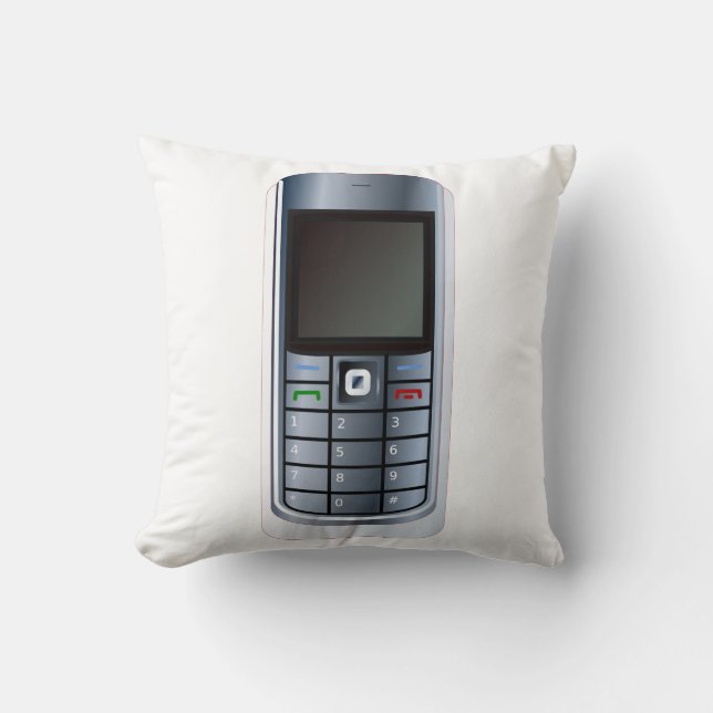 Cojín Decorativo Teléfono celular (Anverso)