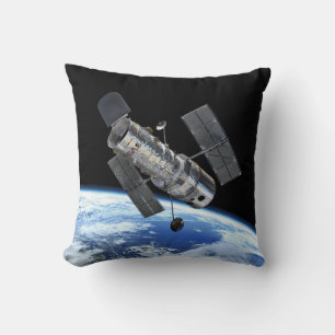 Cojín Decorativo Telescopio Espacial Hubble en órbita terrestre Fot