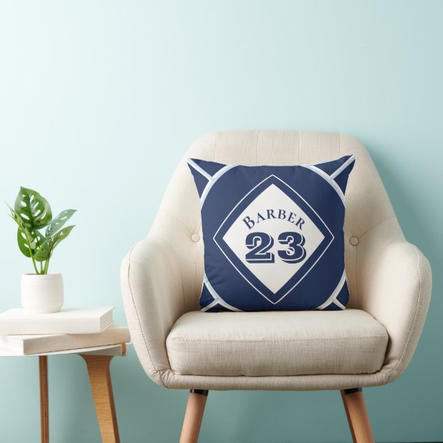 Cojín decorativo tema Blue Sport (Silla)
