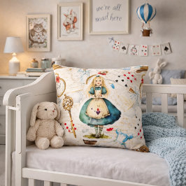 Cojín Decorativo Tema De Alice In Wonderland