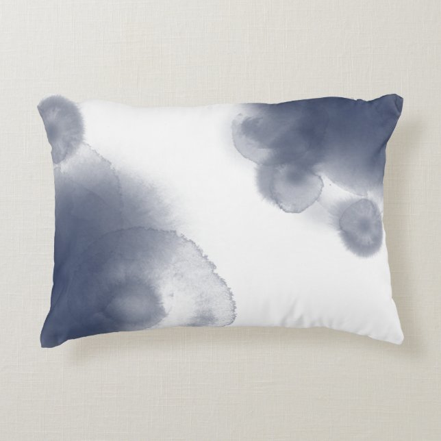 Cojín Decorativo Tema de color azul (Anverso)