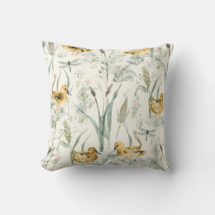 Cojín Decorativo Tema de guardería de patos Acento de dormitorio