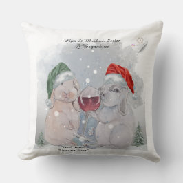 Cojín Decorativo Tema de Navidad Pipa & Marlow impresión